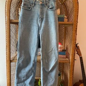 Abercrombie & Fitch Light Blue 90s Relaxed Jean High Rise
